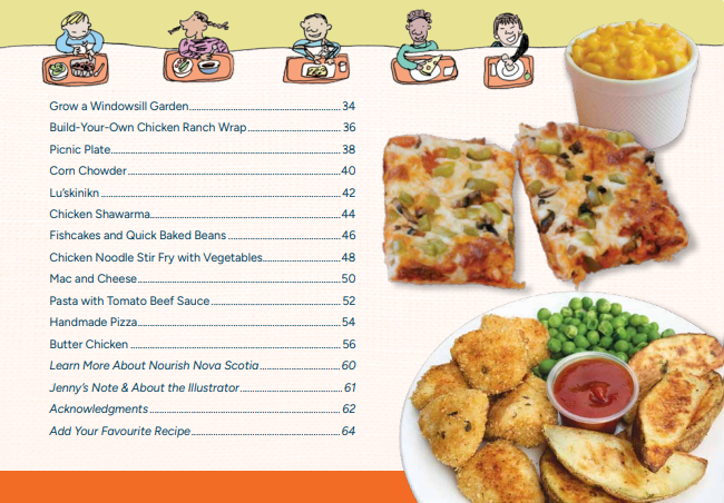 Nourish Nova Scotia Presents: What’s for Lunch? Nova Scotia Recipes to Cook and Enjoy Together [Print]